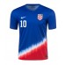 Camisa de Futebol Estados Unidos Christian Pulisic #10 Equipamento Secundário Copa America 2024 Manga Curta